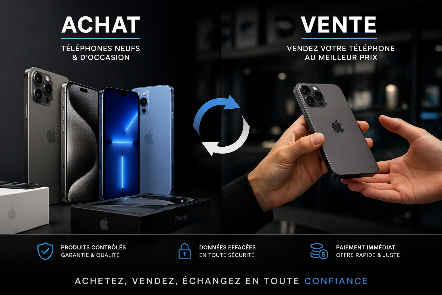 Téléphone haut de gamme